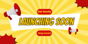 Yellow Product Launch Announcement Eventbrite Banner Template