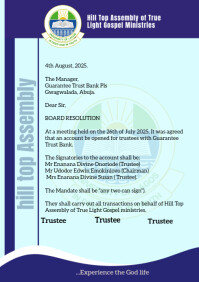 Yellow Professional Letterhead  A4 template