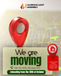 Yellow Professional Location  Instagram Portrait template