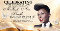 Amarillo Celebration of Life Announcement Facebook Shared Image Template