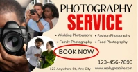 Yellow Professional Photography Service Facebook Ad template