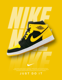 Amarelo Nike Promotion Flyer Template