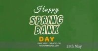 Yellow Professional Spring Bank Holiday Faceb delt Facebook-billede template