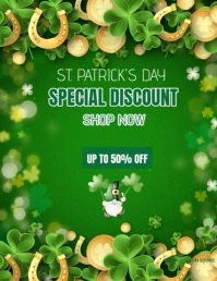 Yellow Professional St Patrick Day Templates  Flyer (us Letter)