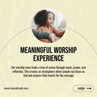 Yellow Sunday Church Service Instagram Post Template - Page 3