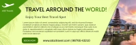 Yellow Professional Travel Agency  Linkedin B template