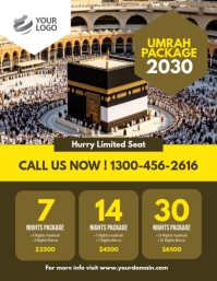 Geel Umrah Package Promotion Рекламная листовка Template