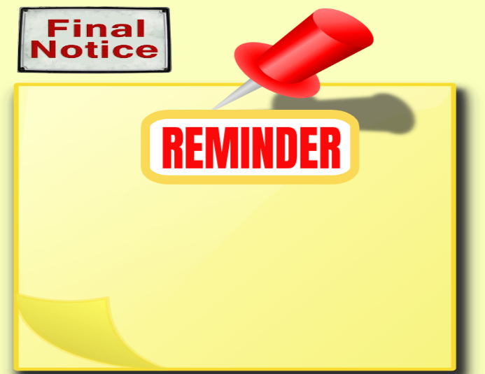 Yellow Reminder Flyer (us Letter) Template | PosterMyWall