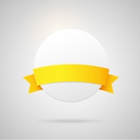 Yellow ribbon background design Template | PosterMyWall