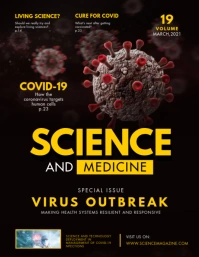 Yellow Science and Health Magazine Cover Flye