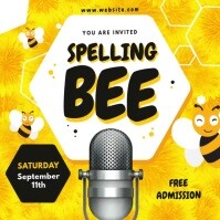 2 020 Spelling Bee Contest Customizable Design Templates Postermywall
