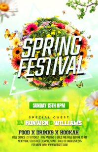 Kuning Spring Festival Tabloid Template