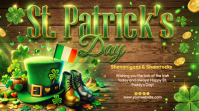 Yellow St. Patrick's Day Celebration Digital Display Umbukiso Wedijithali (16:9) template