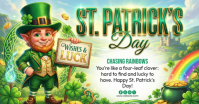 Yellow St. Patrick's Day Facebook Shared Image template