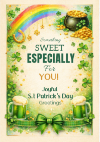 Gul St. Patrick's Day Greetings A6 Template