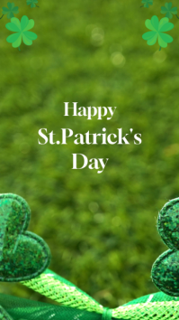 Yellow St. Patrick's Day Instagram Story Template