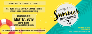 Yellow summer Lottery Contest Ticket Invitation