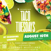 Yellow Taco Tuesday Event Instagram Post Template