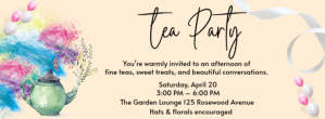 Yellow Tea Party Invitation Facebook Cover Photo Facebook-coverfoto template