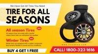 Yellow Tire Center Digital Display Video template