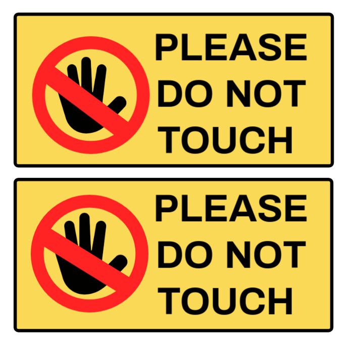 Yellow Typographic Attention Safety First  Instagram Post template