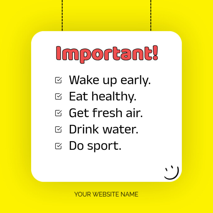Copy of Yellow Typographic Important Announcement Notification Posters ...
