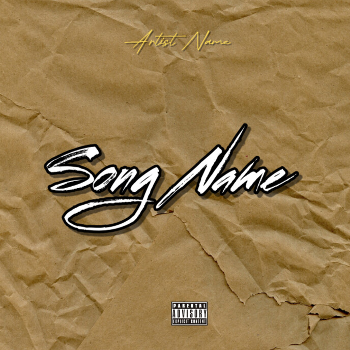 Plantilla de Yellow Typographic Mixtape Cover Album Cover | PosterMyWall