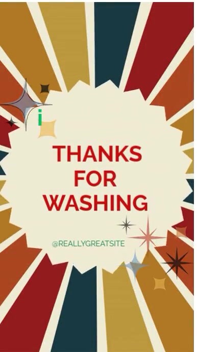 Yellow Typographic Thanks For Watching  Instagram Reel template