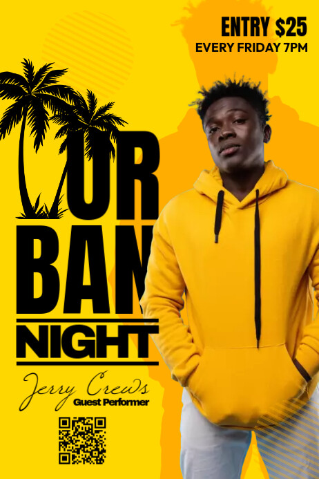 Copy of Yellow Urban Party | PosterMyWall