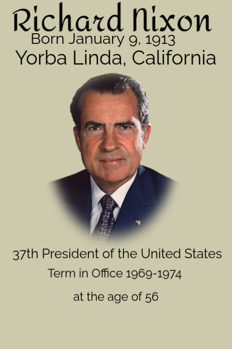 Yellow Usa President, History, School, Poster Template | PosterMyWall