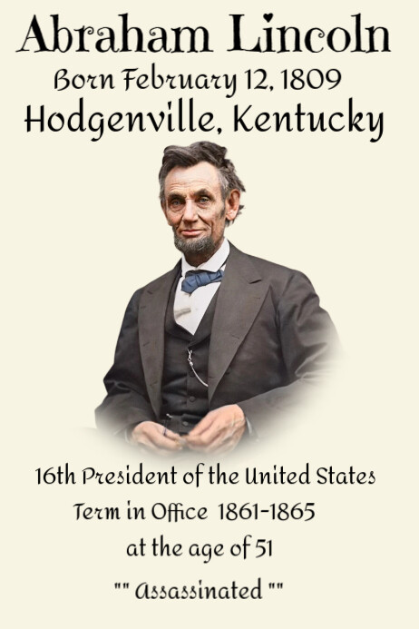 Yellow Usa President History Poster Template | PosterMyWall
