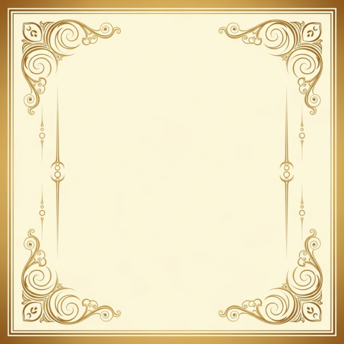 Frame Pattern Post Pinterest Yellow Vintage Decorative Frame Instagram Post Template | PosterMyWall