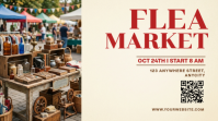黄色 Flea Market Event Post sa Twitter Template