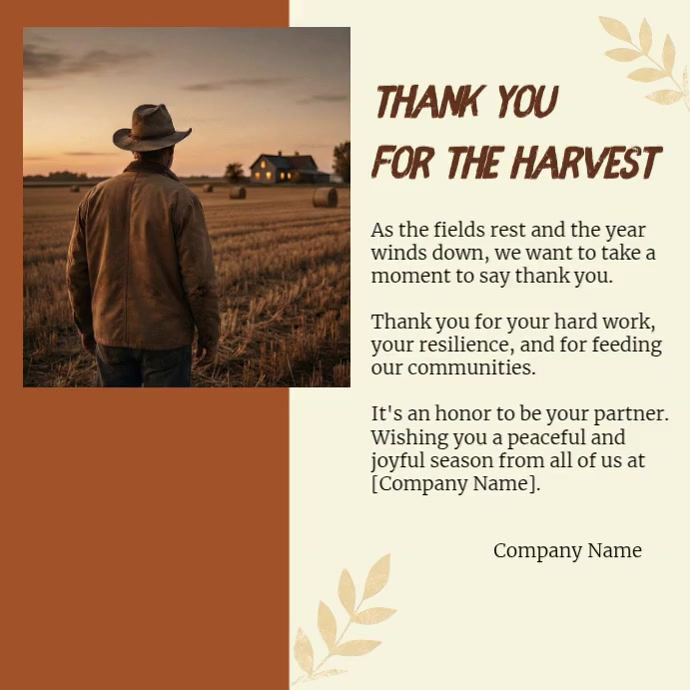 Yellow Vintage Honoring The Harvest: A Tribute To Our Farmers Instagram ...