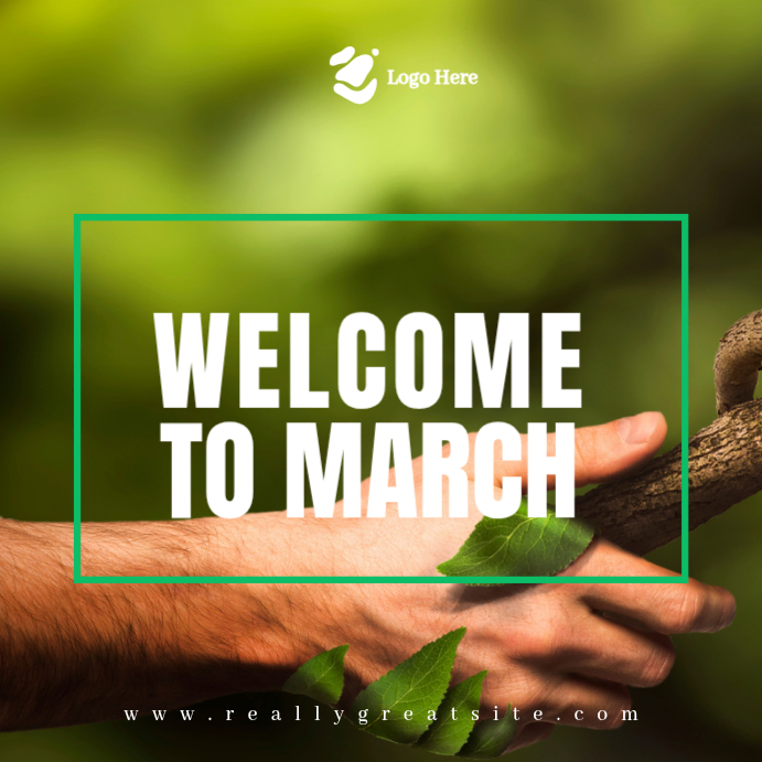Copy of Yellow Welcome to March Instagram Post | PosterMyWall