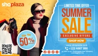 Yellow Women Summer Retail Sale Blog Header T Заголовок блога template
