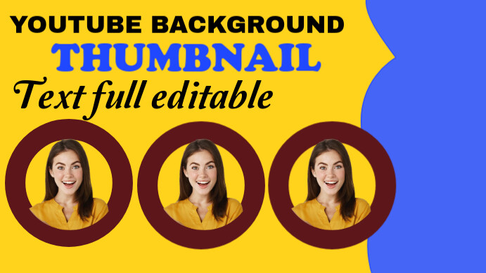 Yellow Youtube Thumbnail Template | PosterMyWall