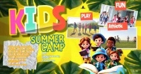Yellowl Kids Summer Camp  Facebook Event Cover template