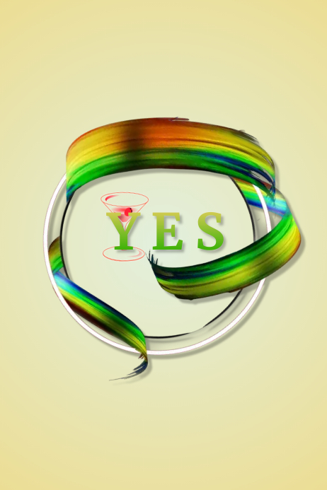 Copy of YES Abstract Design | PosterMyWall