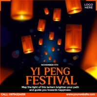 Yi Peng Festival Post Instagram template