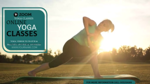 Yoga and morning walk YouTube Thumbnail template