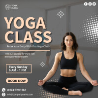 YOGA CLASS ADS Publicación de Instagram template
