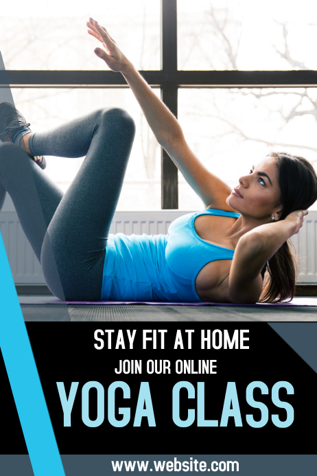 Yoga Class Advertisement Post Template Postermywall