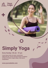 Yoga Class A4 template
