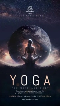Yoga Class Instagram Ad template