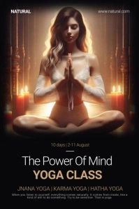 Yoga Class Poster Template