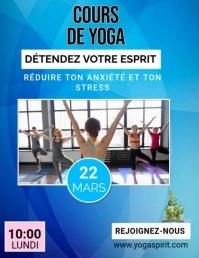 Yoga class and lessons instagram story Folder (US Letter) template