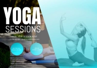 yoga classes A3 template