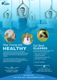 400 Yoga Class Customizable Design Templates Postermywall