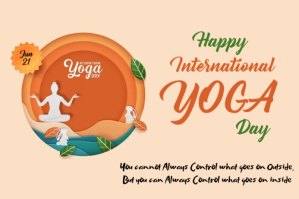Yoga Day Etiket template
